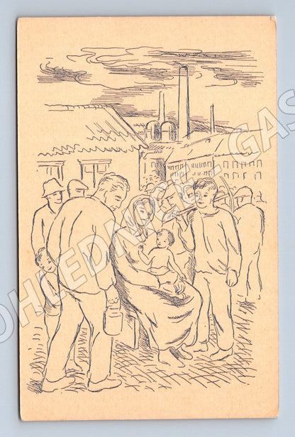 Pohlednice K. Janíček Zrození práce (M6678)