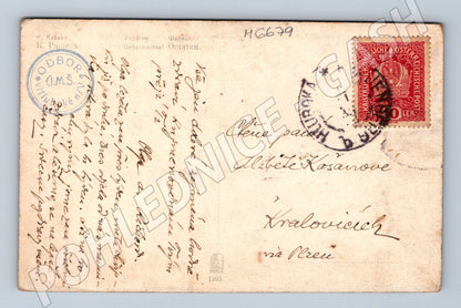 Pohlednice polní krajina Rakousko-Uhersko (M6679)