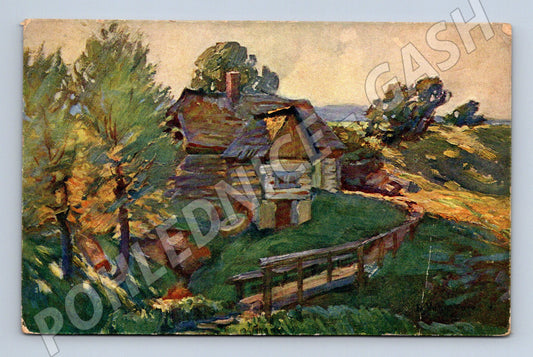 Pohlednice chalupa B. Volánková malířství (M6680)