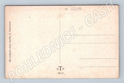 Pohlednice chalupa B. Volánková malířství (M6680)