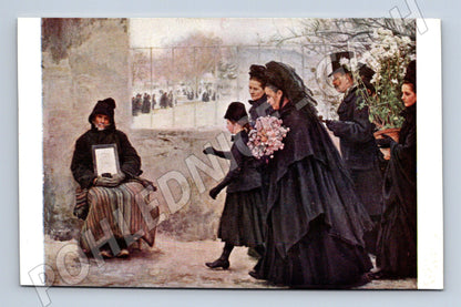 Pohlednice E. Friant Dušičky La Toussaint (M6682)