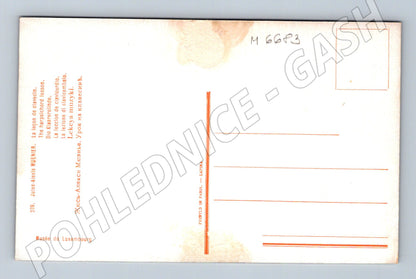Postcard Clavichord Lessons Muenier (M6683)
