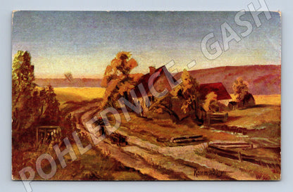 Pohlednice Kamil Lhoták chalupa 1928 (M6684)