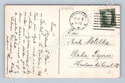 Pohlednice venkovské chalupy W. Hienz (M6686)