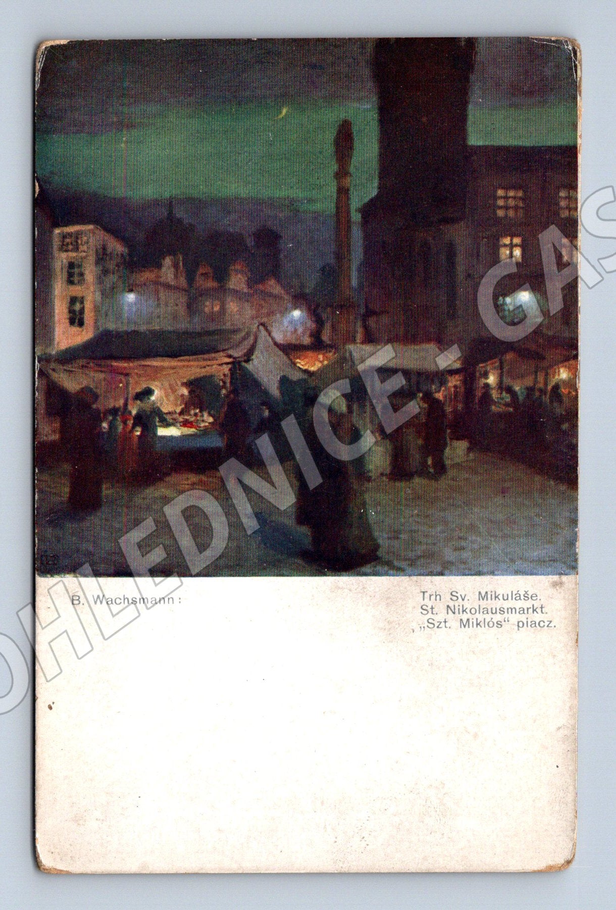 Pohlednice Trh Sv. Mikuláše Wachsmann (M6691)