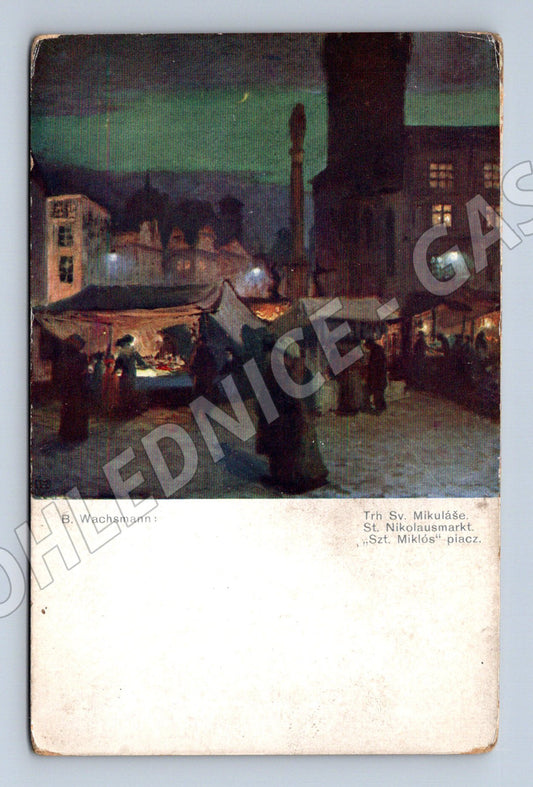 Pohlednice Trh Sv. Mikuláše Wachsmann (M6691)