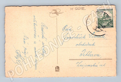 Pohlednice hrad protektorát známka (M6692)