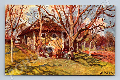 Pohlednice vinohrady Uh. Hradiště 1918 (M6698)