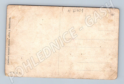 Pohlednice Porážka Uhrů 1260 historie (M6701)