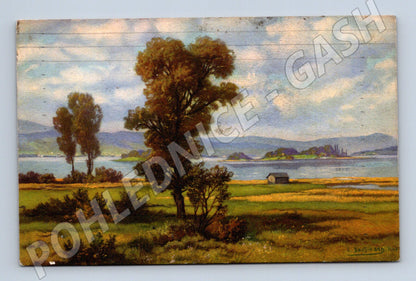 Pohlednice Zürichsee Lützelau Sachs (M6704)