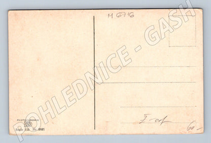 Pohlednice koňský povoz u brodu (M6716)