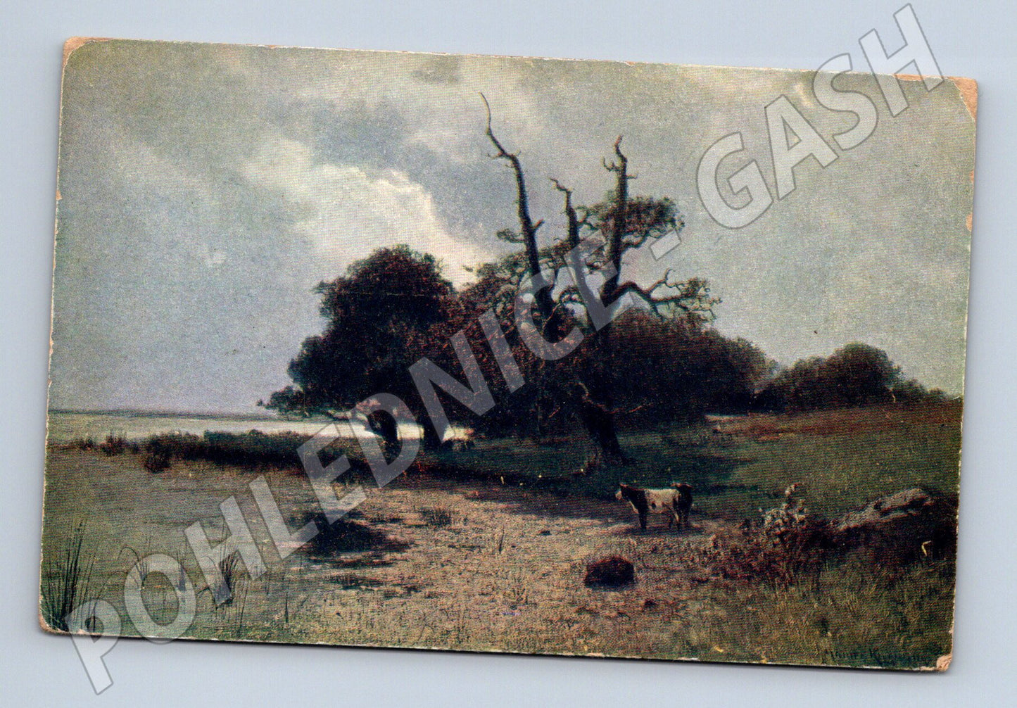 Pohlednice krajina malířství Minerva (M6723)