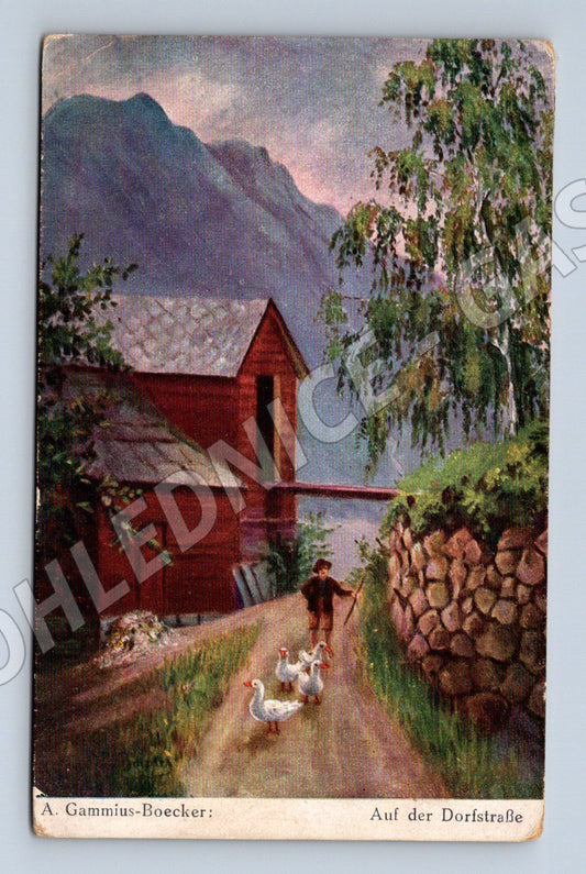 Pohlednice venkovská cesta Gammius (M6724)