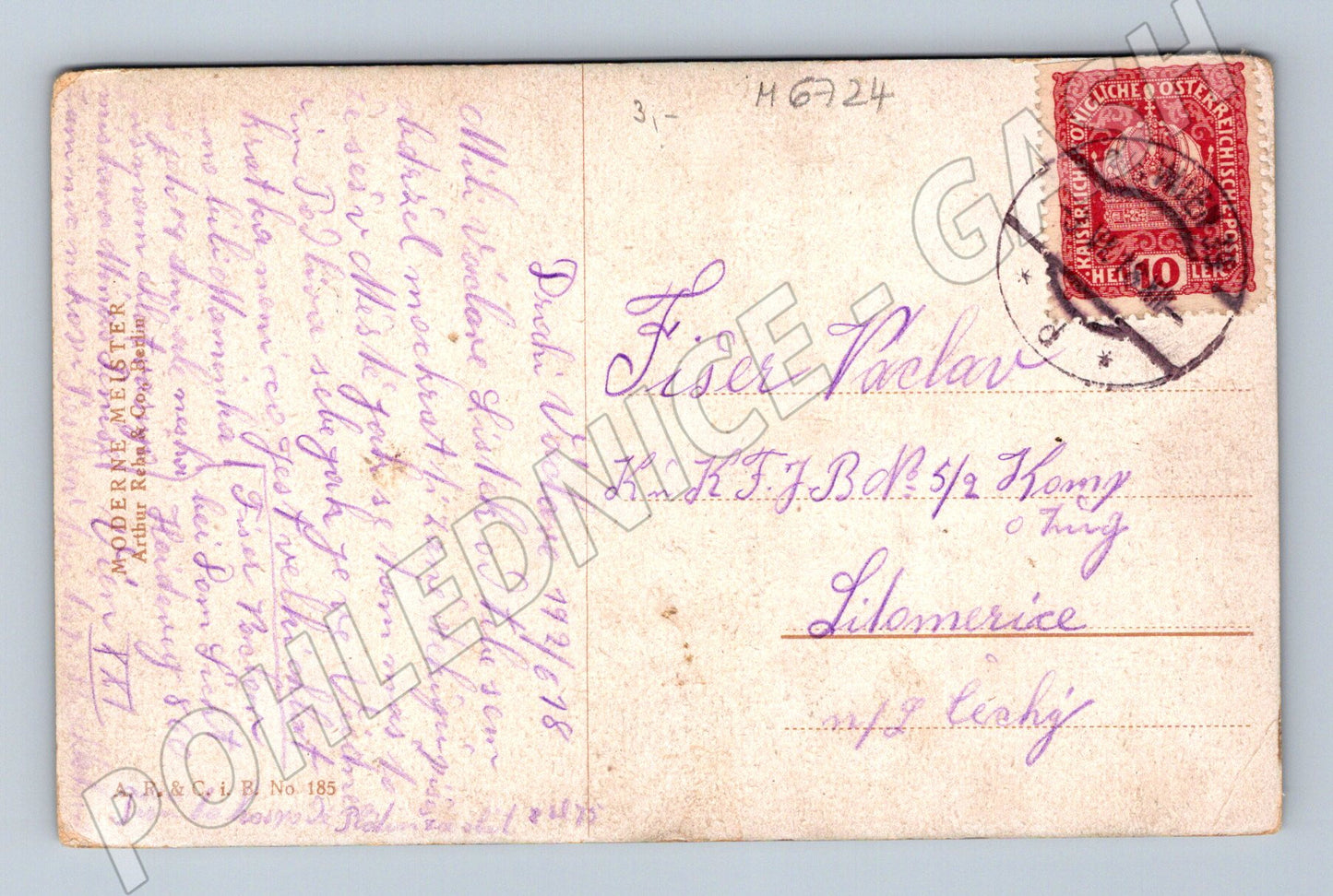 Pohlednice venkovská cesta Gammius (M6724)