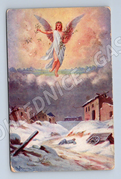 Pohlednice Anděl polní pošta 1918 (M6729)