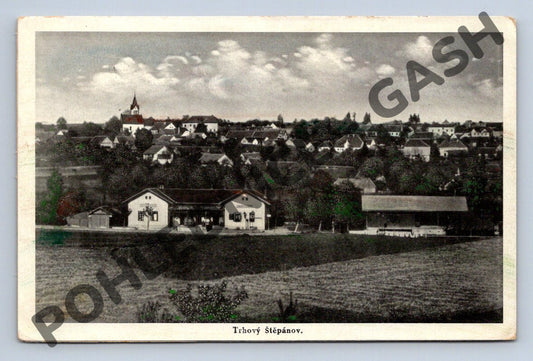 Pohlednice Trhový Štěpánov malý formát 1938 ČSR (M673)