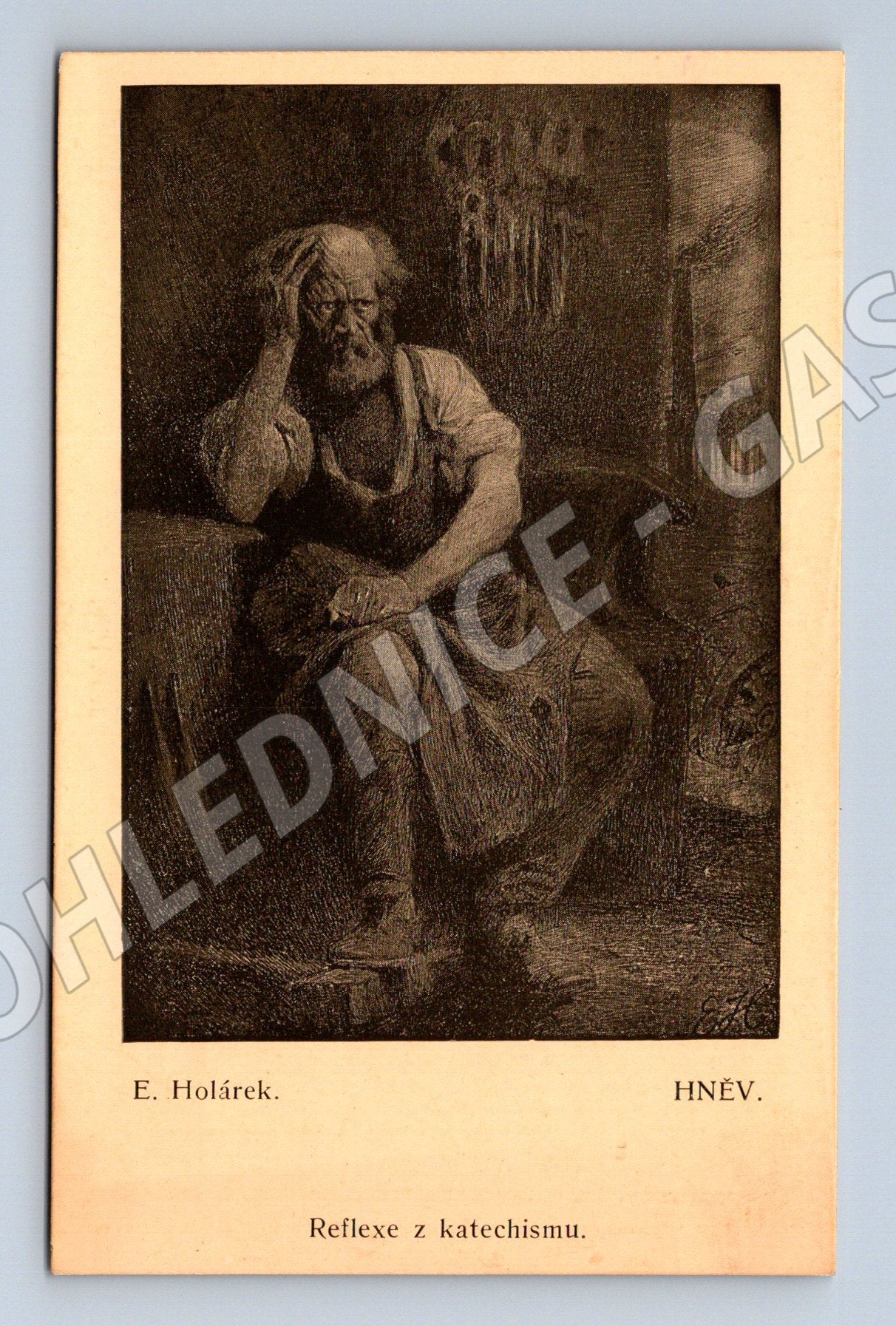 Pohlednice E. Holárek Hněv Plichta (M6732)