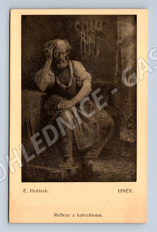 Pohlednice E. Holárek Hněv Plichta (M6732)