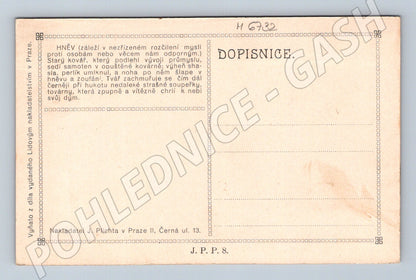 Pohlednice E. Holárek Hněv Plichta (M6732)