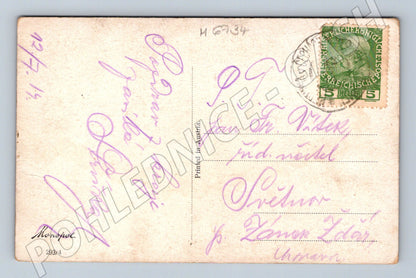 Pohlednice rybář u řeky Austria (M6734)