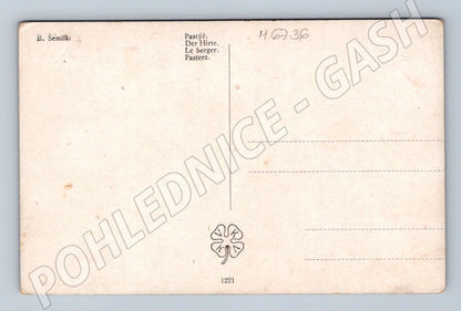 Pohlednice Pastýř B. Šemík večerní krajina (M6736)