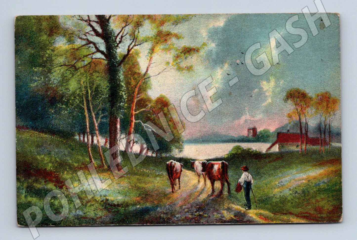 Pohlednice venkovský pastýř ČSR 1926 (M6737)