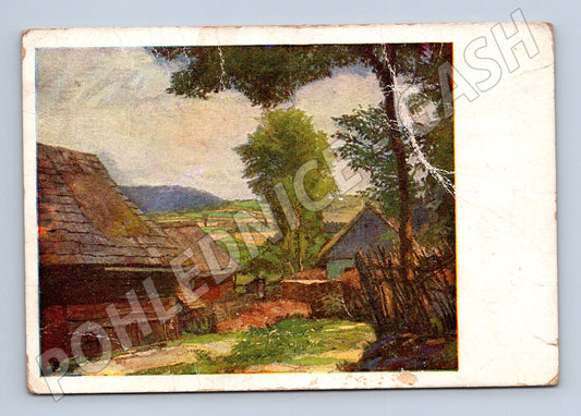 Postcard Al. Kalvoda rural landscape (M6754)