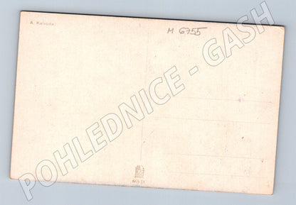 Postcard Alois Kalvoda landscape painting (M6755)