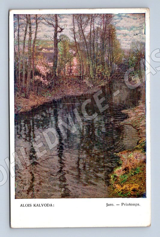 Postcard Alois Kalvoda Spring 1926 (M6759)
