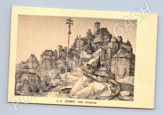 Postcard Dürer St. Anthony's Castle (M6765)