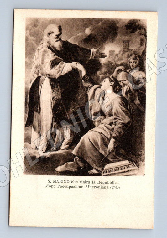 Postcard San Marino 1740 historical undescribed (M6768)