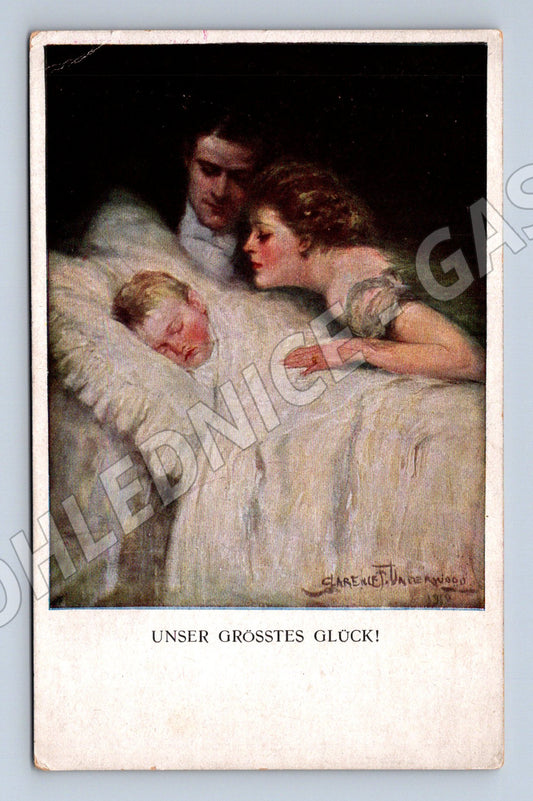 Postcard Our greatest happiness! painting by Munk Vienna (M6769)
