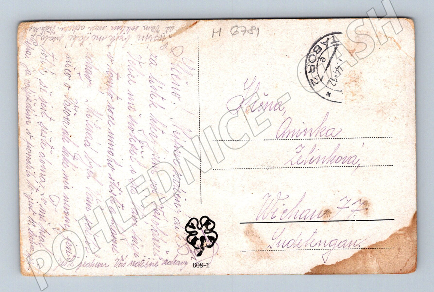 Pohlednice povoz v horské krajině 1912 (M6781)