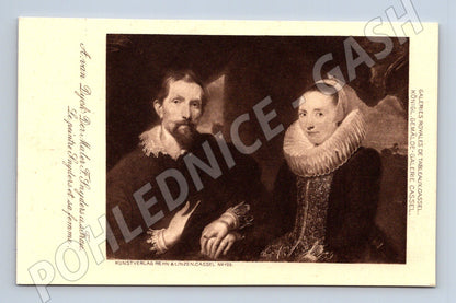 Postcard painter H. Keyserders with his wife (M6795)