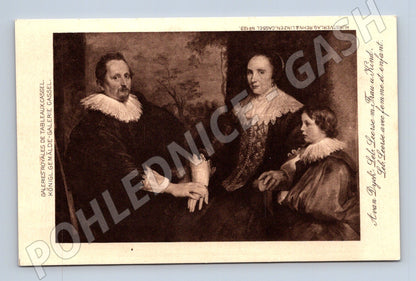 Postcard family portrait gallery Kassel (M6796)