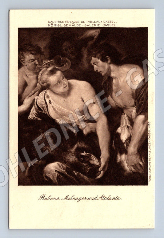 Postcard Rubens Meleager und Atalanta (M6798)