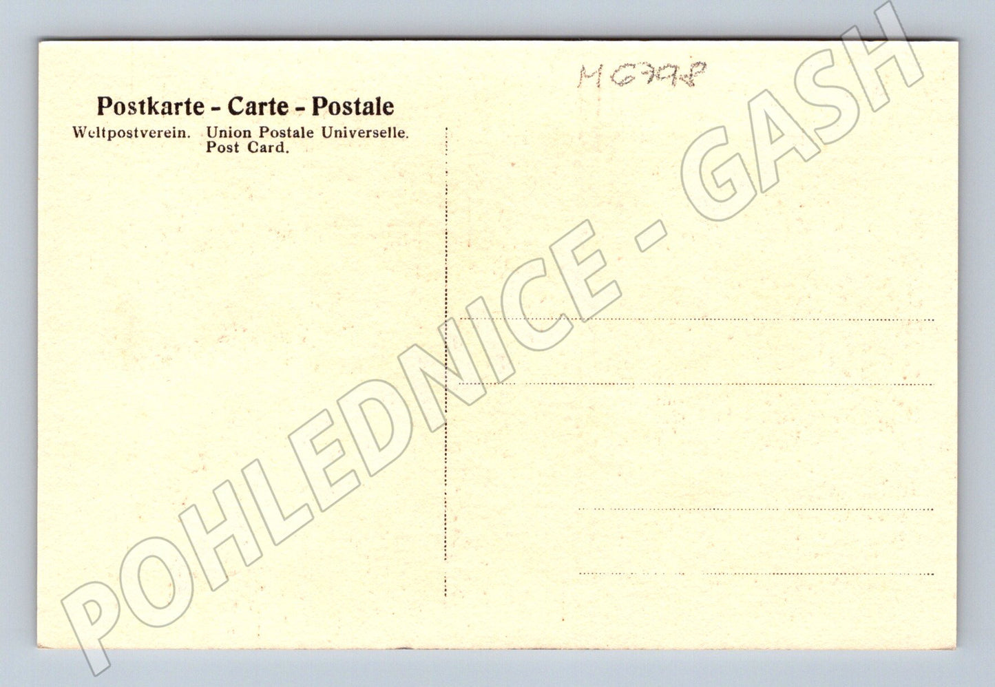 Postcard Rubens Meleager und Atalanta (M6798)
