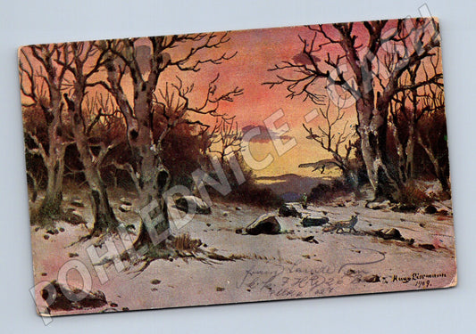 Postcard Hugo Oehmichen WW1 Battery 5 (M6809)