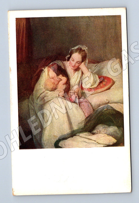Postcard Danhauser Mutterliebe (M6818)