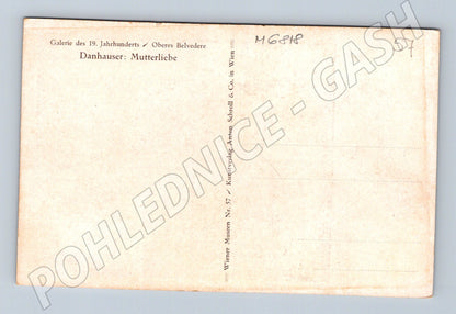 Postcard Danhauser Mutterliebe (M6818)