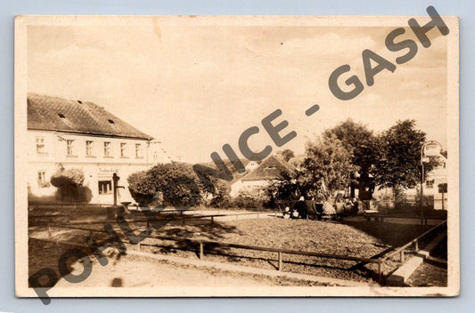 Pohlednice Divišov náměstí ČSR 1956 sběratelská (M684)