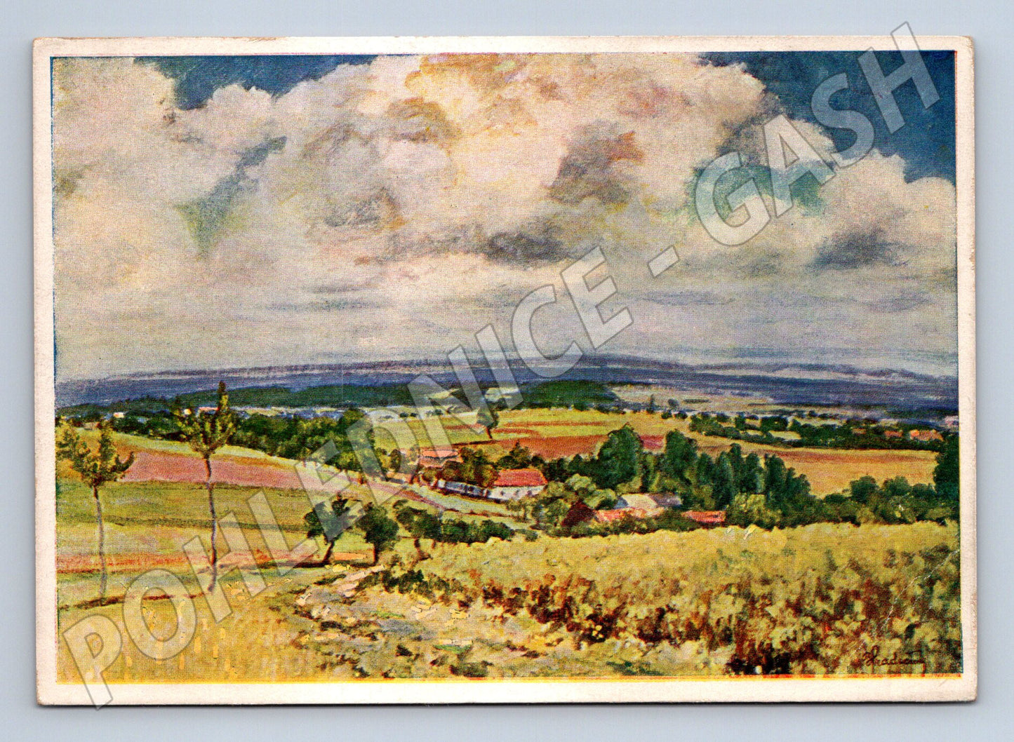 Pohlednice krajina orig. B. Hradečný (M6848)