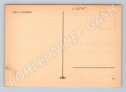 Pohlednice krajina orig. B. Hradečný (M6848)