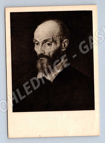 Postcard Bassano portrait of an old man (M6855)