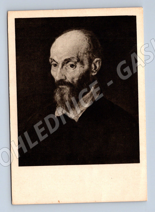 Pohlednice Bassano portrét starého muže (M6855)