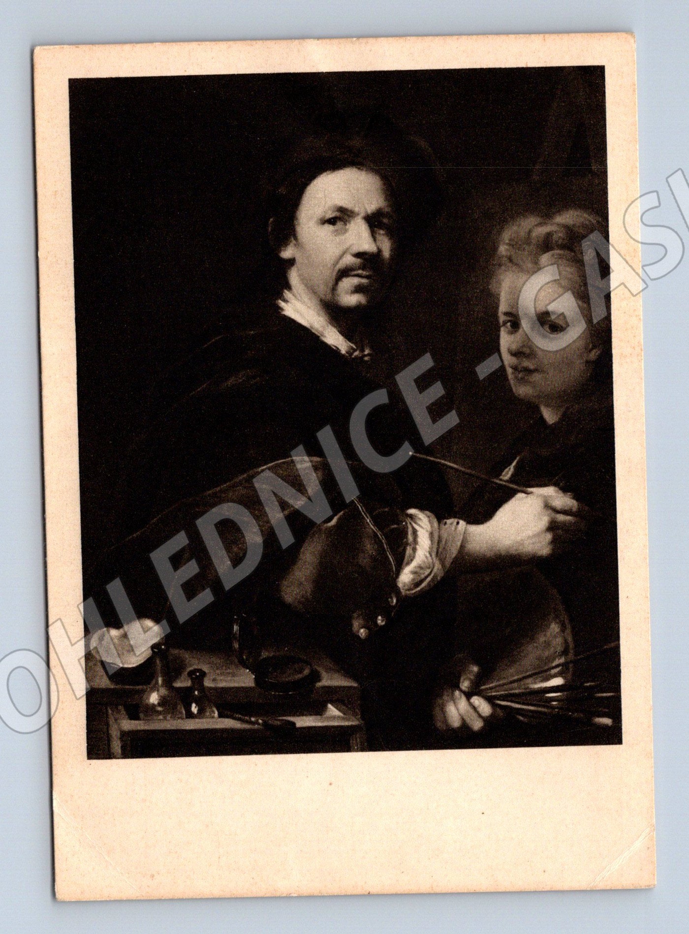 Postcard Jan Kupecký's own portrait (M6856)