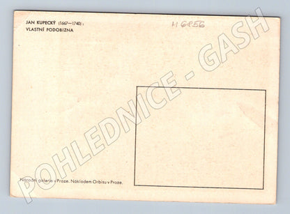 Postcard Jan Kupecký's own portrait (M6856)