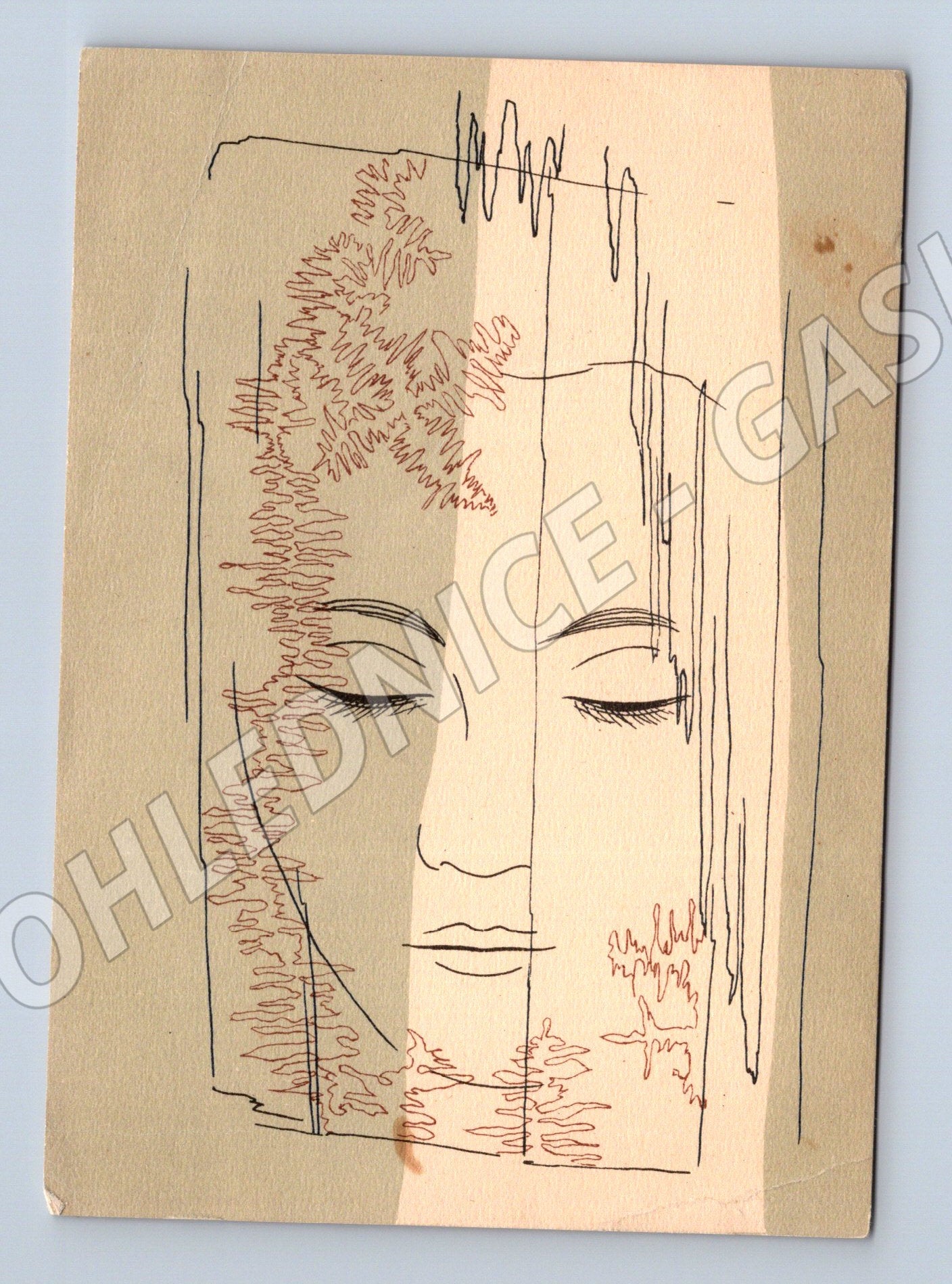 Postcard Toyen Winter of the Avant-Garde (M6862)