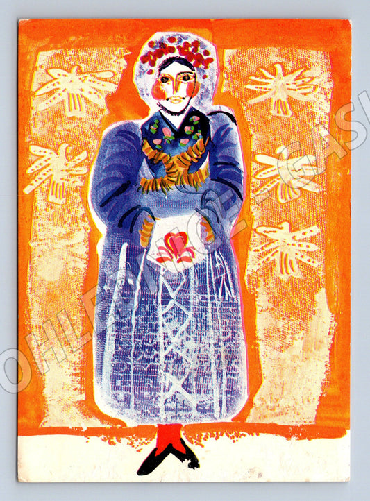 Pohlednice folklór J. Hrušková etnografie (M6863)