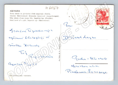 Pohlednice Itálie Aquileia mozaika 1963 (M6867)